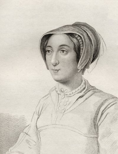 Elizabeth Cooke, graviert von Rivers, Illustration aus 